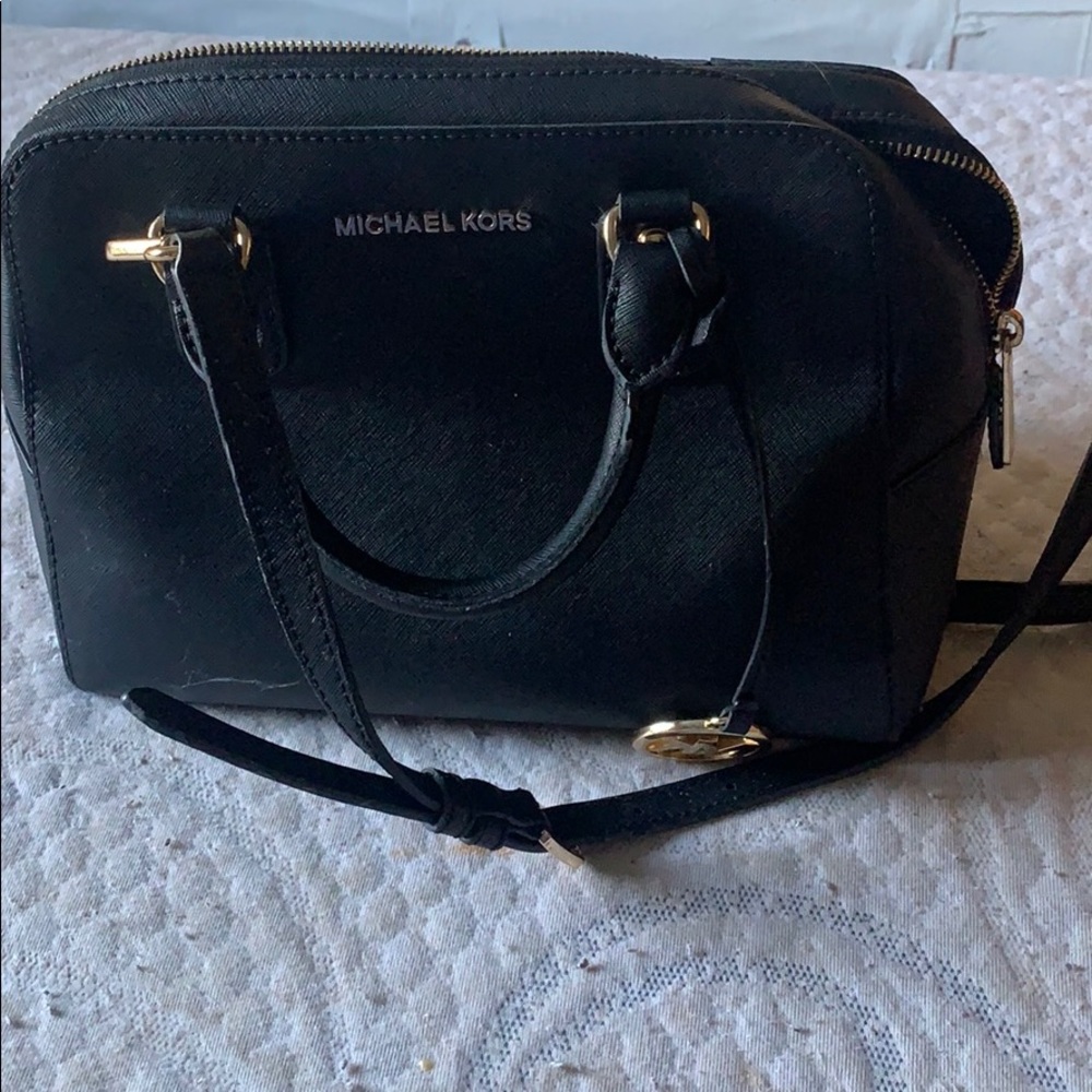 Michael kors black small satchel